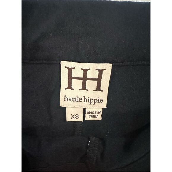 Haute Hippie Metallic Gold Lace Leggings, size XS - Picture 4 of 8